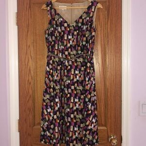 Multicolor midi dress